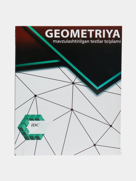 O 'zbek tilida A4 formatidagi geometriya bo' yicha testlar to ' plami - 
