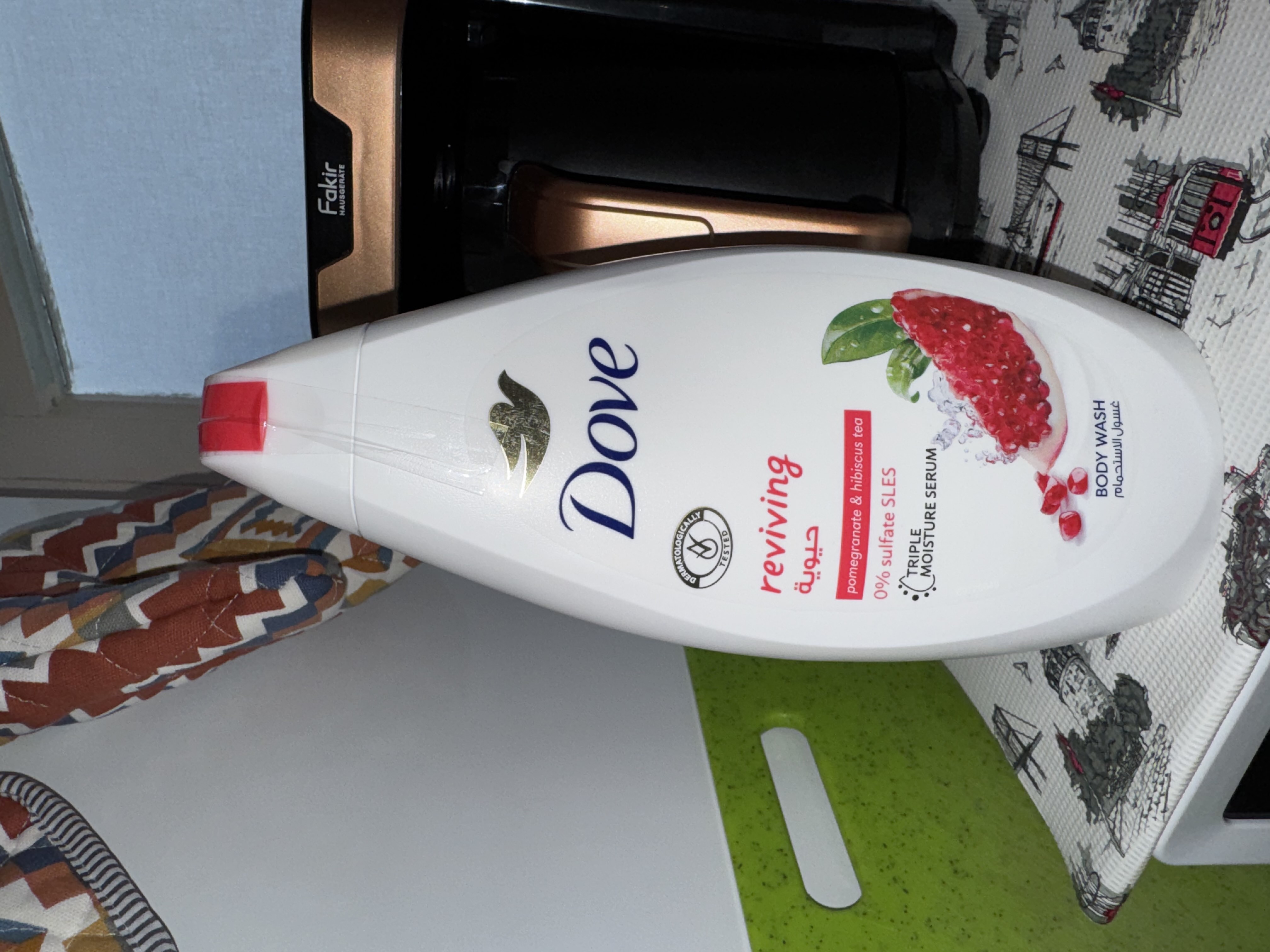 Гель для душа Dove, "Гранат и гибискус", 500 мл