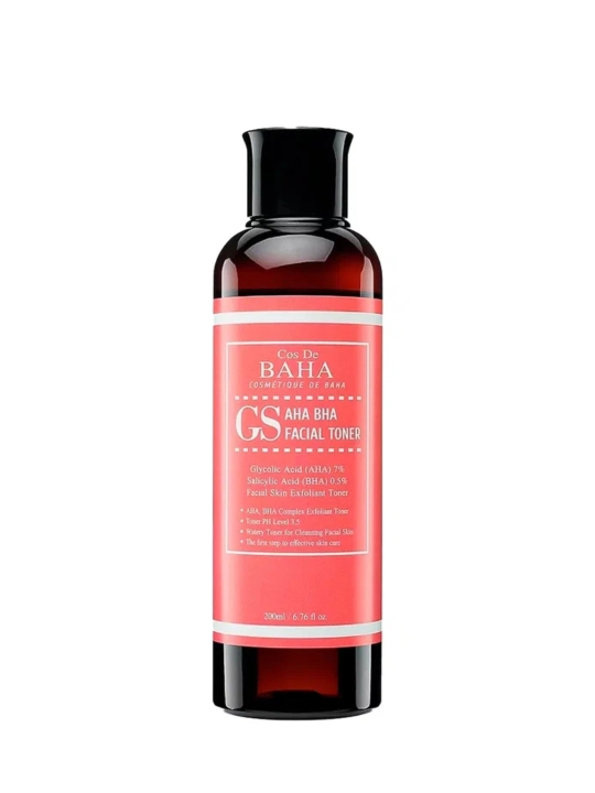 Пилинг тонер с кислотами Cos de baha AHA BHA Facial Toner - 