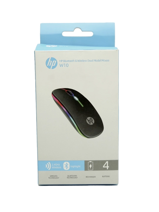Kompyuter va ofis uchun simsiz sichqonchasi, RGB yoritgichli, Bluetooth/ USB simli