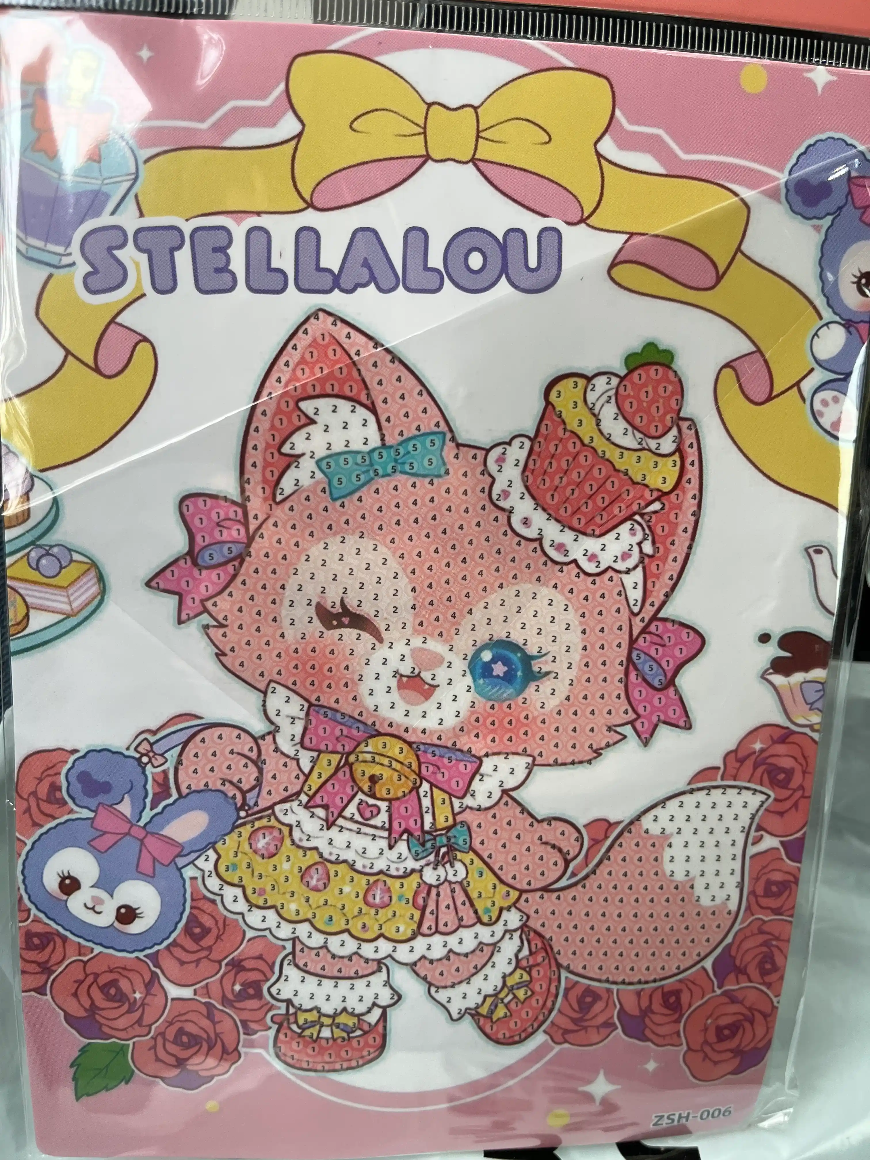 Olmosli mozaika Kuromi Sanrio bolalar uchun san'at to'plami