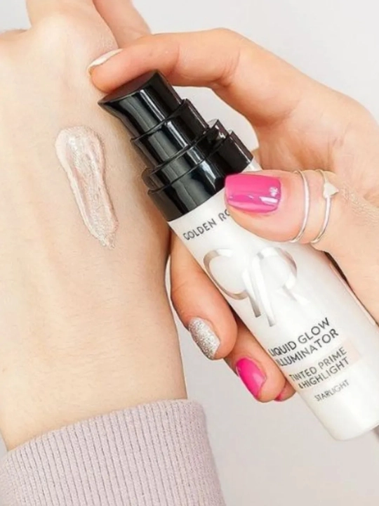 Suyuq primer-luminaizer va yuzni yoritgich GR Liquid Glow Illuminator Tinted