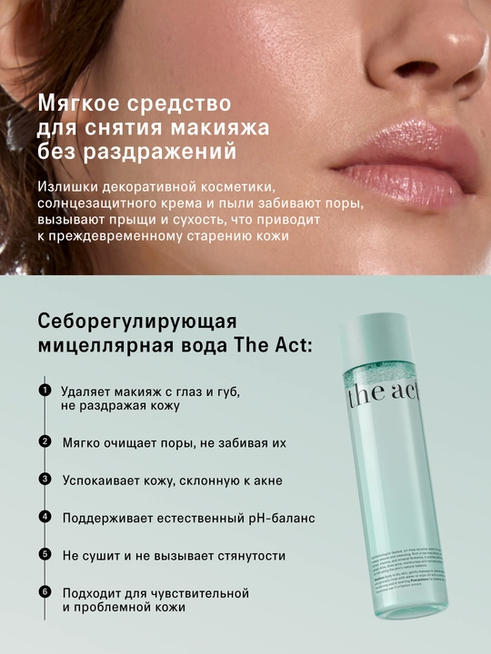 Мицеллярная вода для проблемной кожи, 250 мл