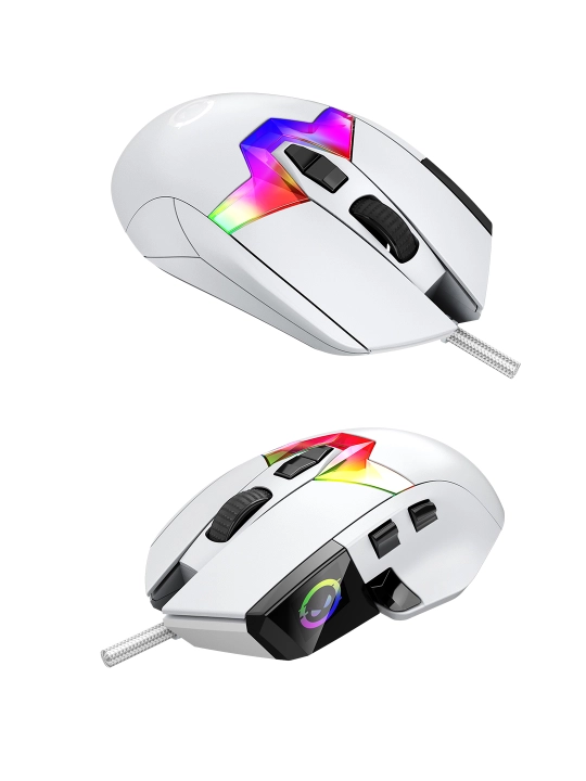 RGB yoritgichli Lorgar MSP80 simli o‘yin sichqonchasi