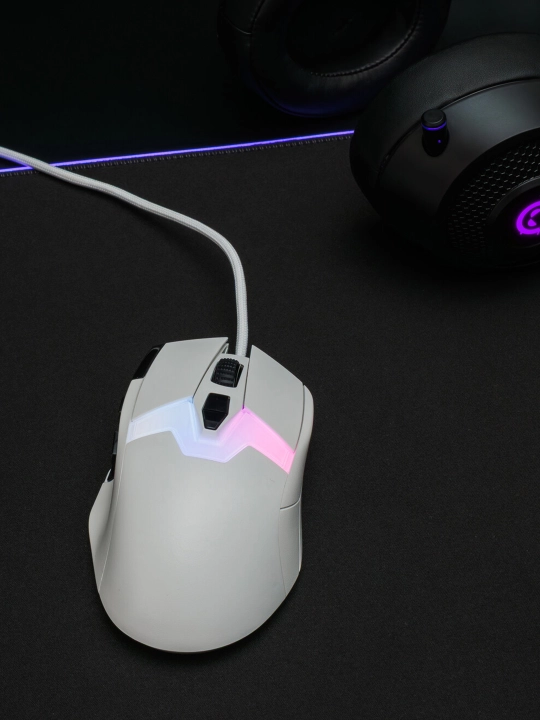 RGB yoritgichli Lorgar MSP80 simli o‘yin sichqonchasi