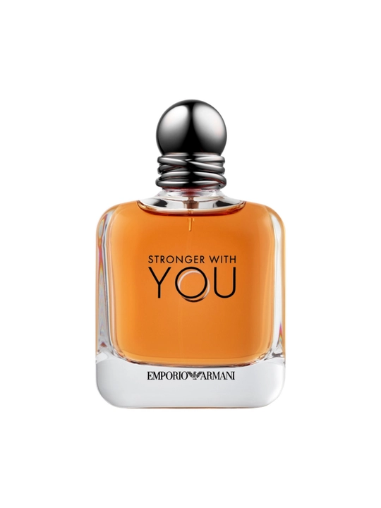 Emporio Armani Stronger With You - erkaklar parfyumlangan suvi, iliq shirin-ziravor ifori - 