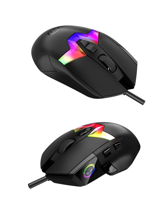 RGB yoritgichli Lorgar MSP80 simli o‘yin sichqonchasi