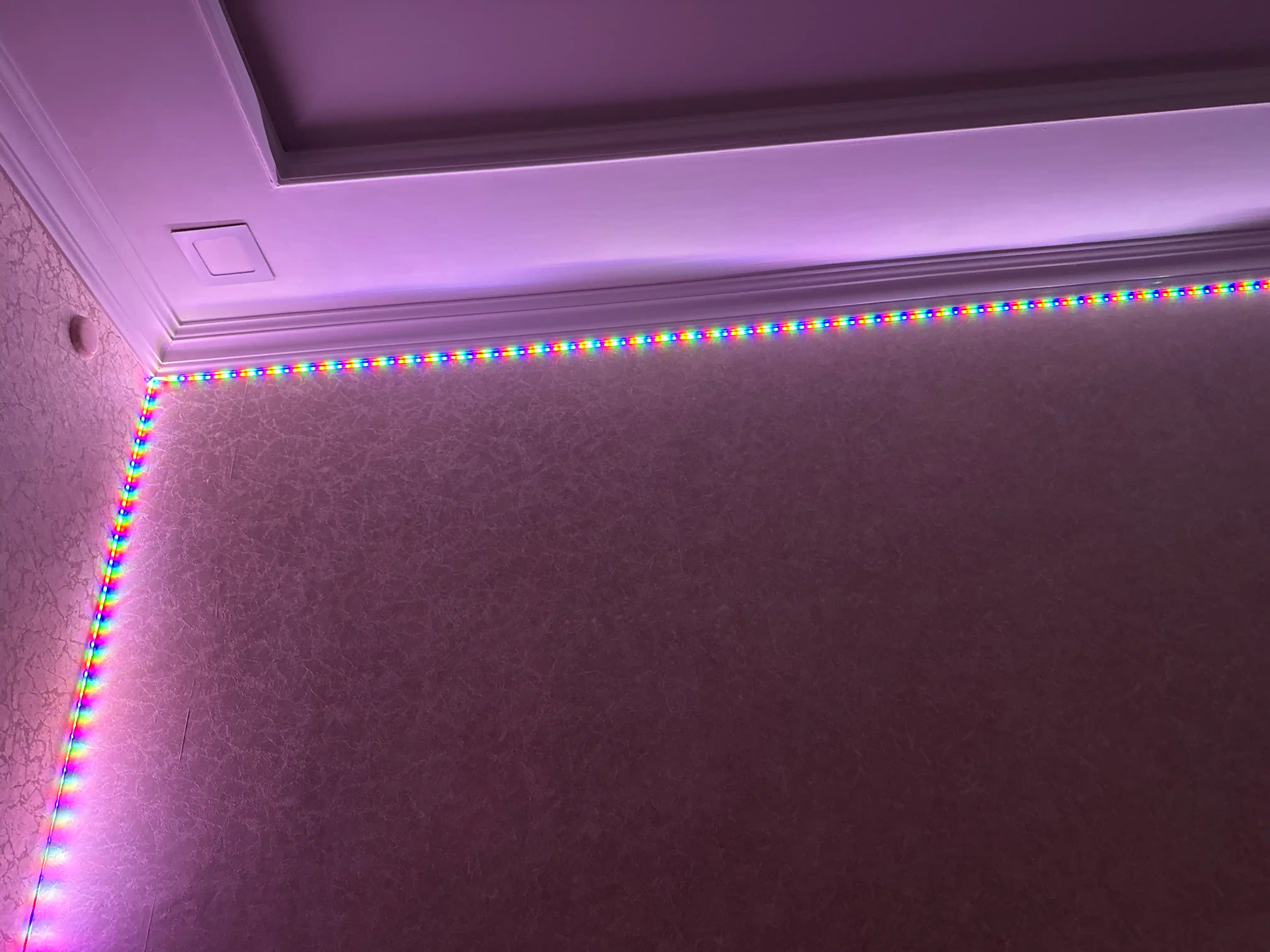 10 metrli svetodiod lentasi, pultli, RGB LED