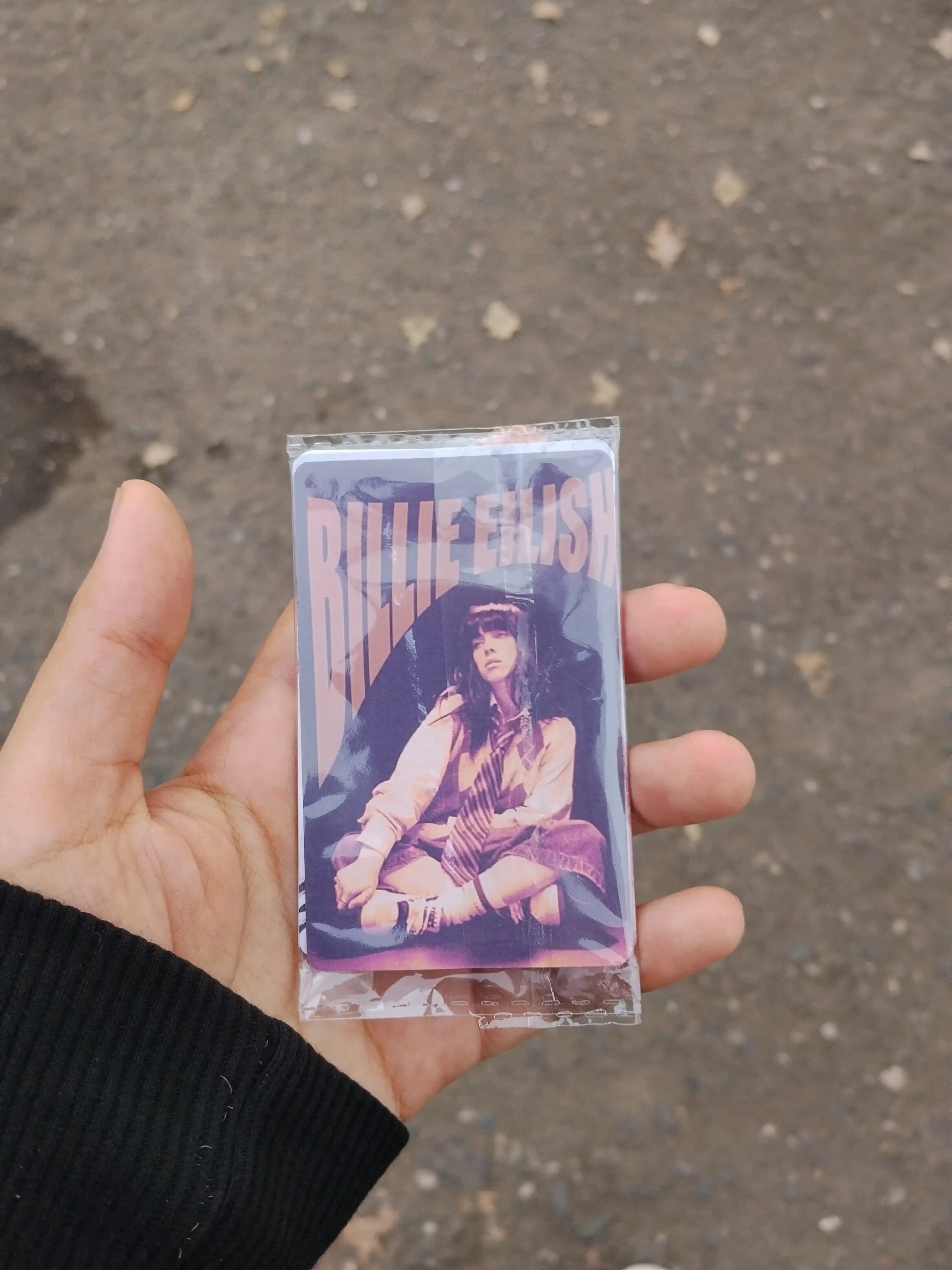 Pop yulduzlari bilan kartochkalar, g‘ilof ostiga, Billie Eilish, Lana Del Rey