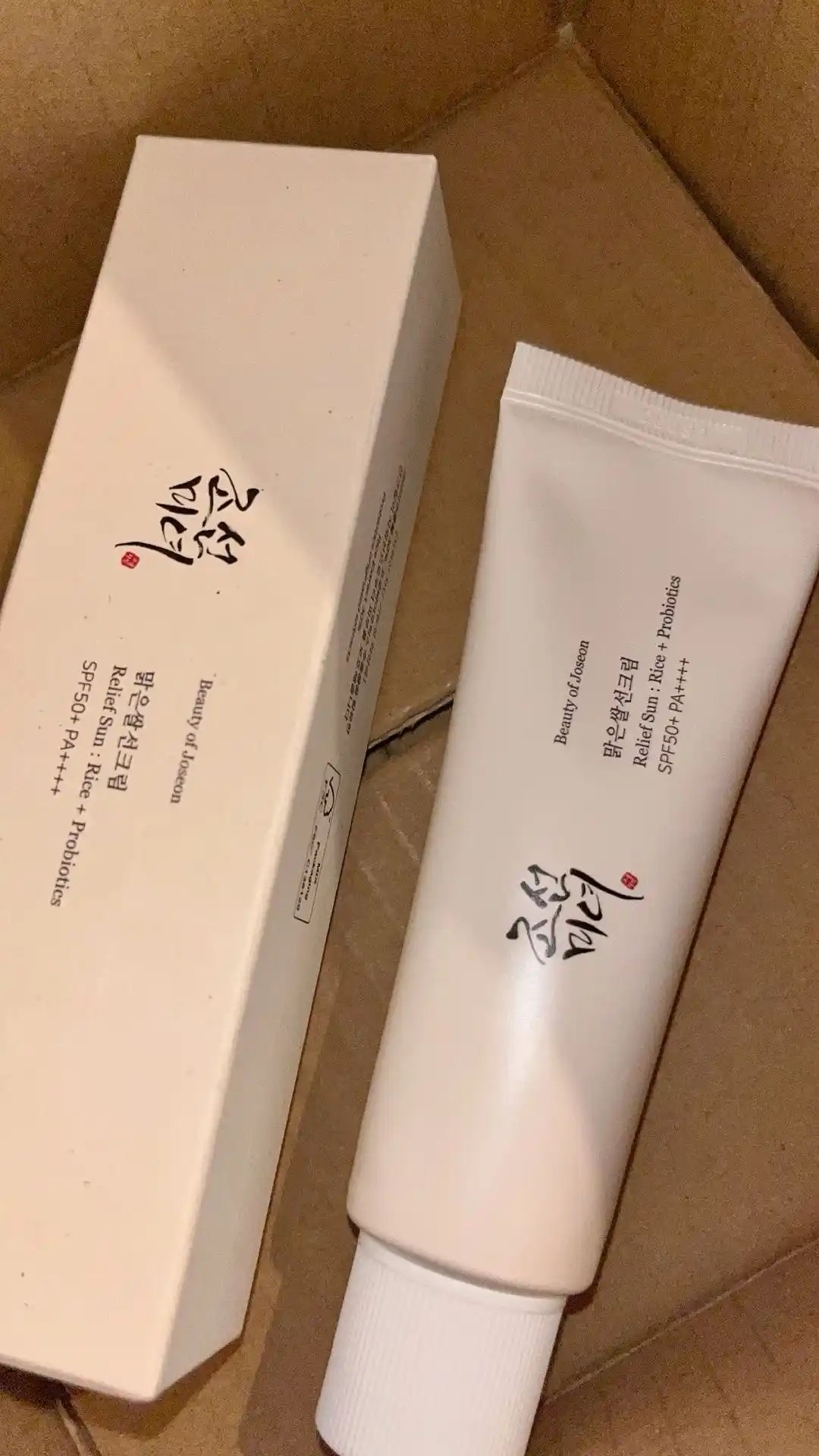 Quyoshdan himoya kremi Beauty of Joseon Relief Sun: Rice+Probiotics SPF 50+ PA++++, 50 ml