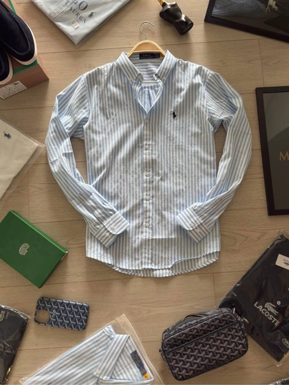 Рубашка POLO, мужская рубашка, POLO, рубашка, POLO RALPH LAUREN