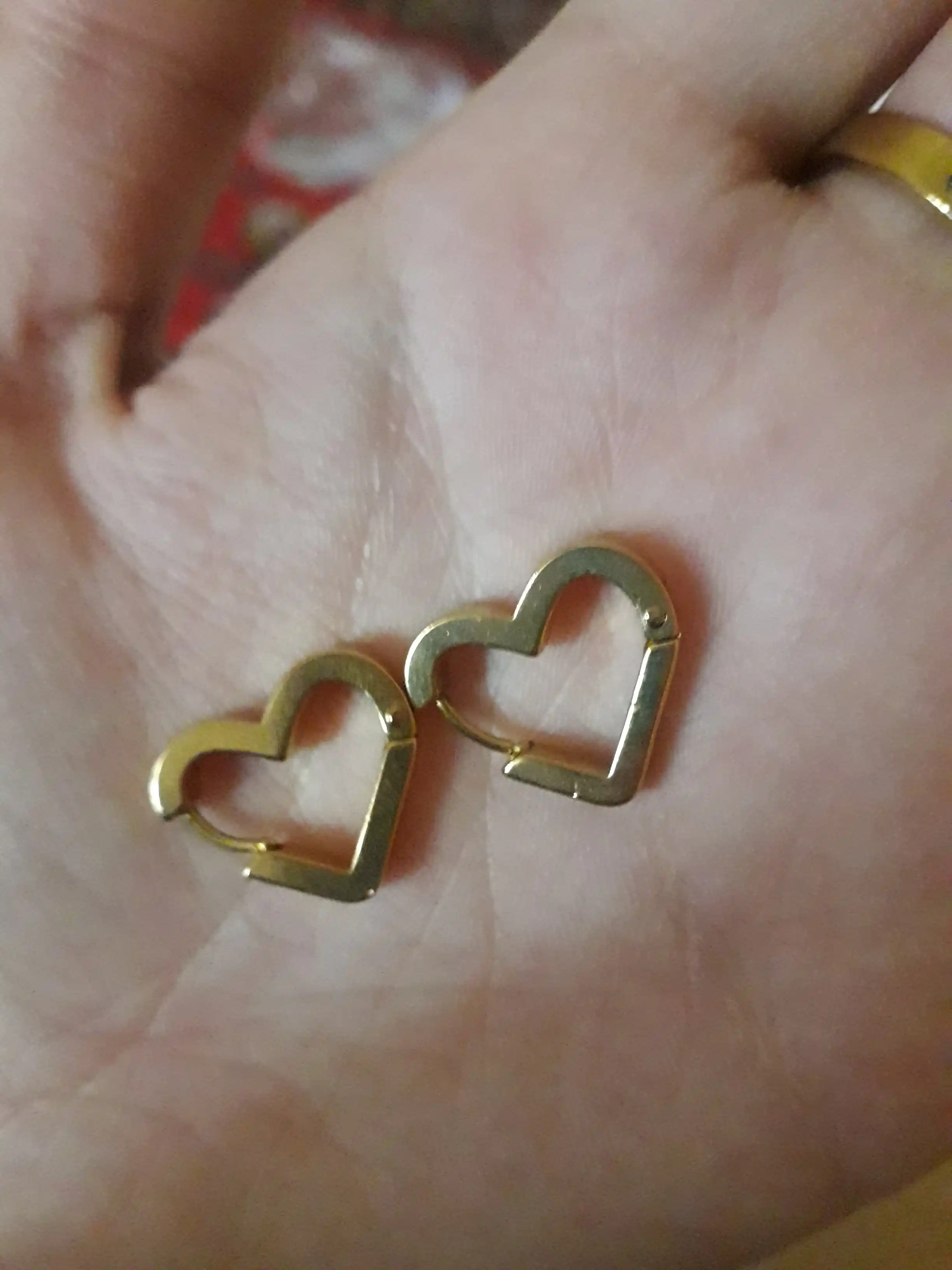Серьги прямоугольные, сердце, клевер, бижутерия, женские