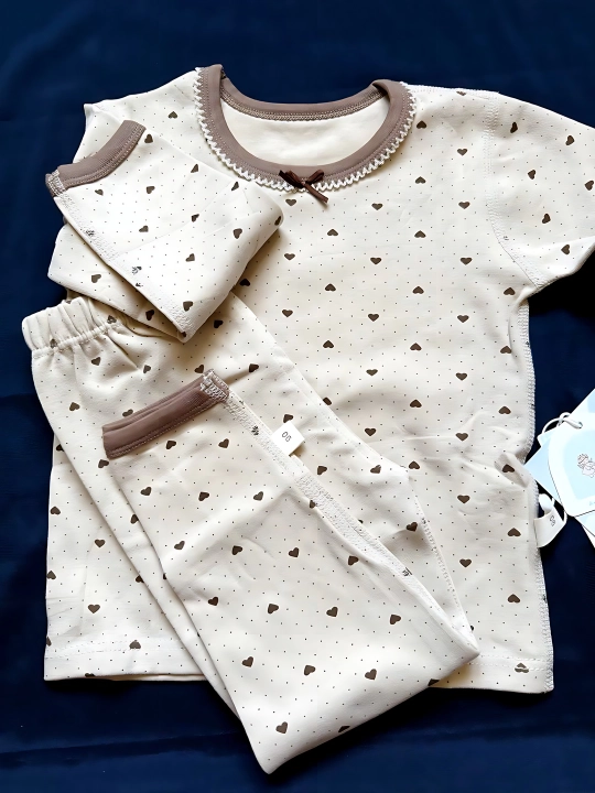 Детский пижамный двойка, дышащий, для детей 3-4-5-6 лет, хлопковый интерлок, Китай