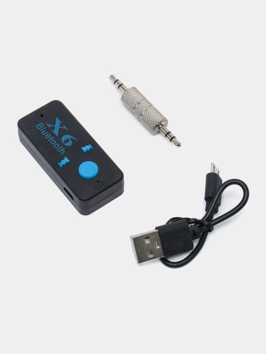 Bluetooth AUX/USB-адаптер для автомобиля, аудиоприёмник 3,5 мм