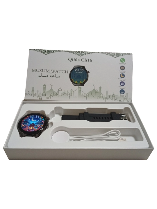 Aqilli soat Muslim watch musulmonlar uchun, 5 vaqt nаmoz, Qur'on, erkaklar uchun