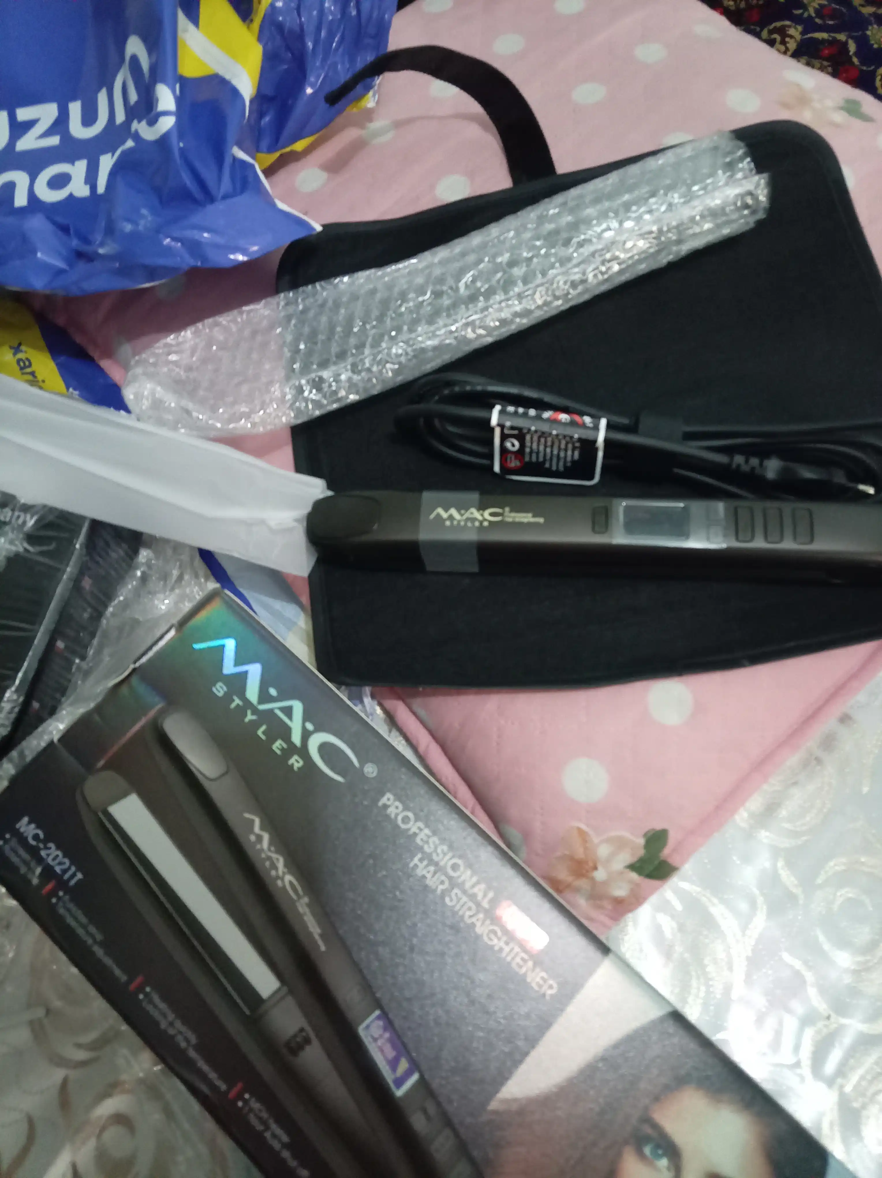Professional soch tekislovchi dazmol MAC Styler MC-2021 Titan, LCD displeyli