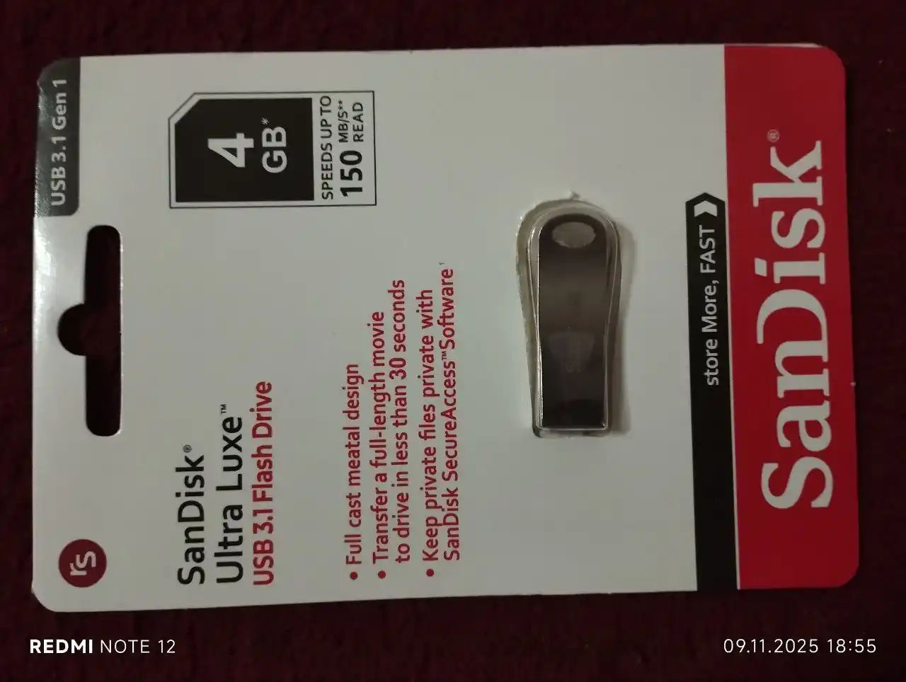 Fleshka USB, SanDisk 2 GB, 4 GB, 8 GB, 16 GB, 32 GB, 64 GB, 128 GB