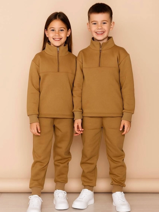 Детская двойка трехнитка из хлопка, 1-8 лет - 