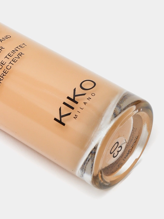 Tonal krem va korrektor Kiko Milano, to'liq qamrov, har qanday bo'yanish uchun, 35 ml