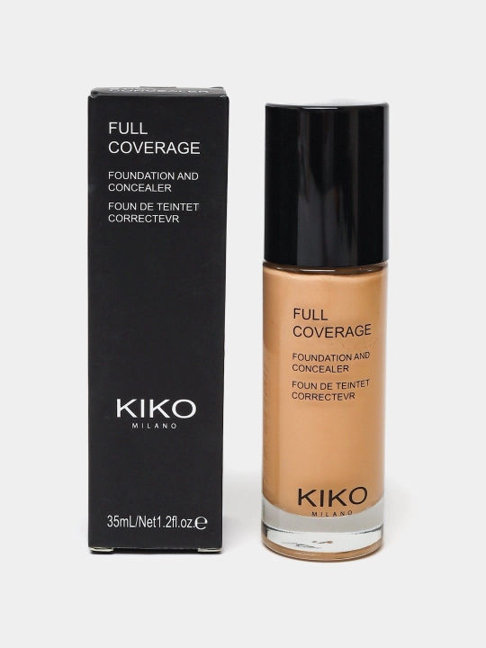 Tonal krem va korrektor Kiko Milano, to'liq qamrov, har qanday bo'yanish uchun, 35 ml