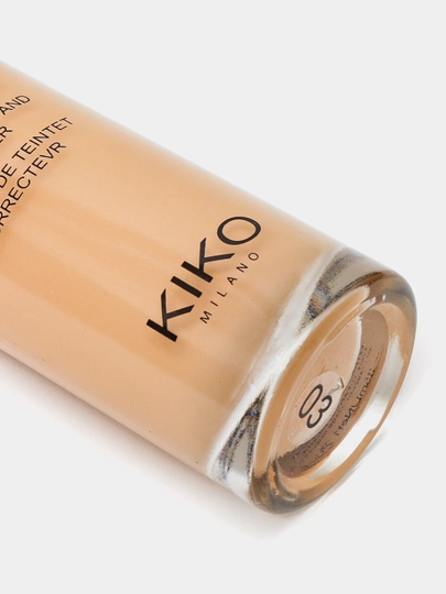 Tonal krem va korrektor Kiko Milano, to'liq qamrov, har qanday bo'yanish uchun, 35 ml