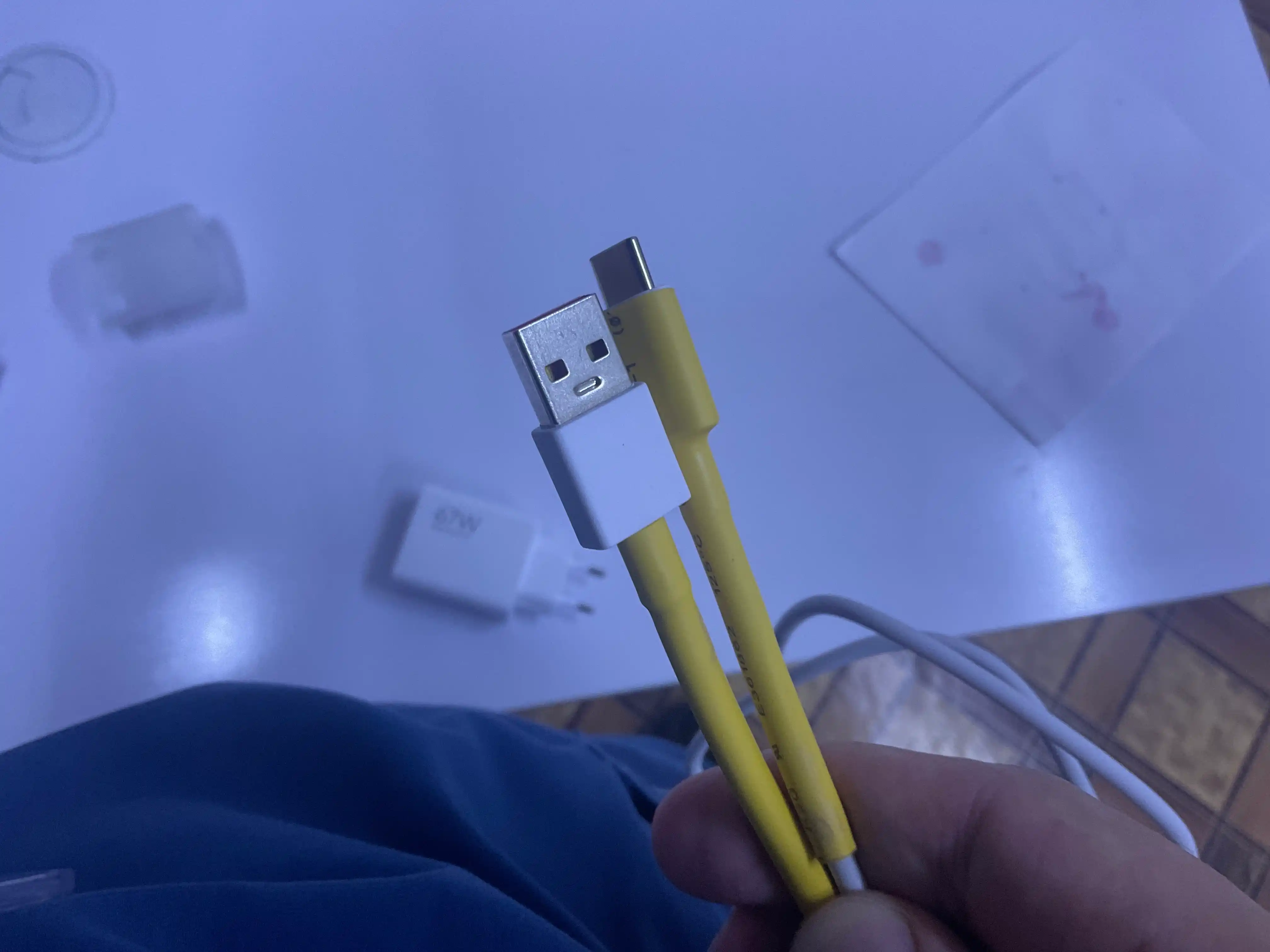 Xiaomi Turbo Tezkor Zaryadlovchi 67W USB kabel bilan