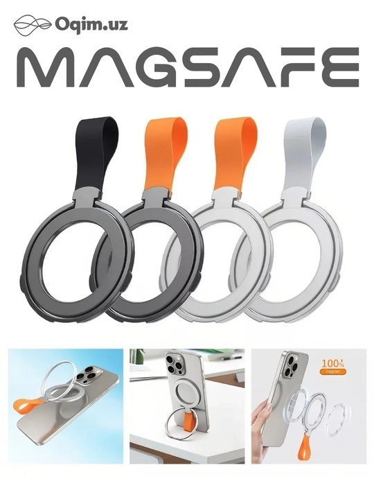Magsafe, Telefon stend, Smartfon ushlagichi yig'iladigan Popsocket Smartfon Kumush