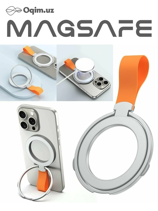 Magsafe, Telefon stend, Smartfon ushlagichi yig'iladigan Popsocket Smartfon Kumush
