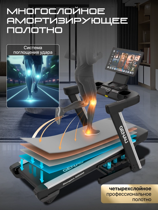 Беговая дорожка Genau Neogen N6000 *RT3-21A
