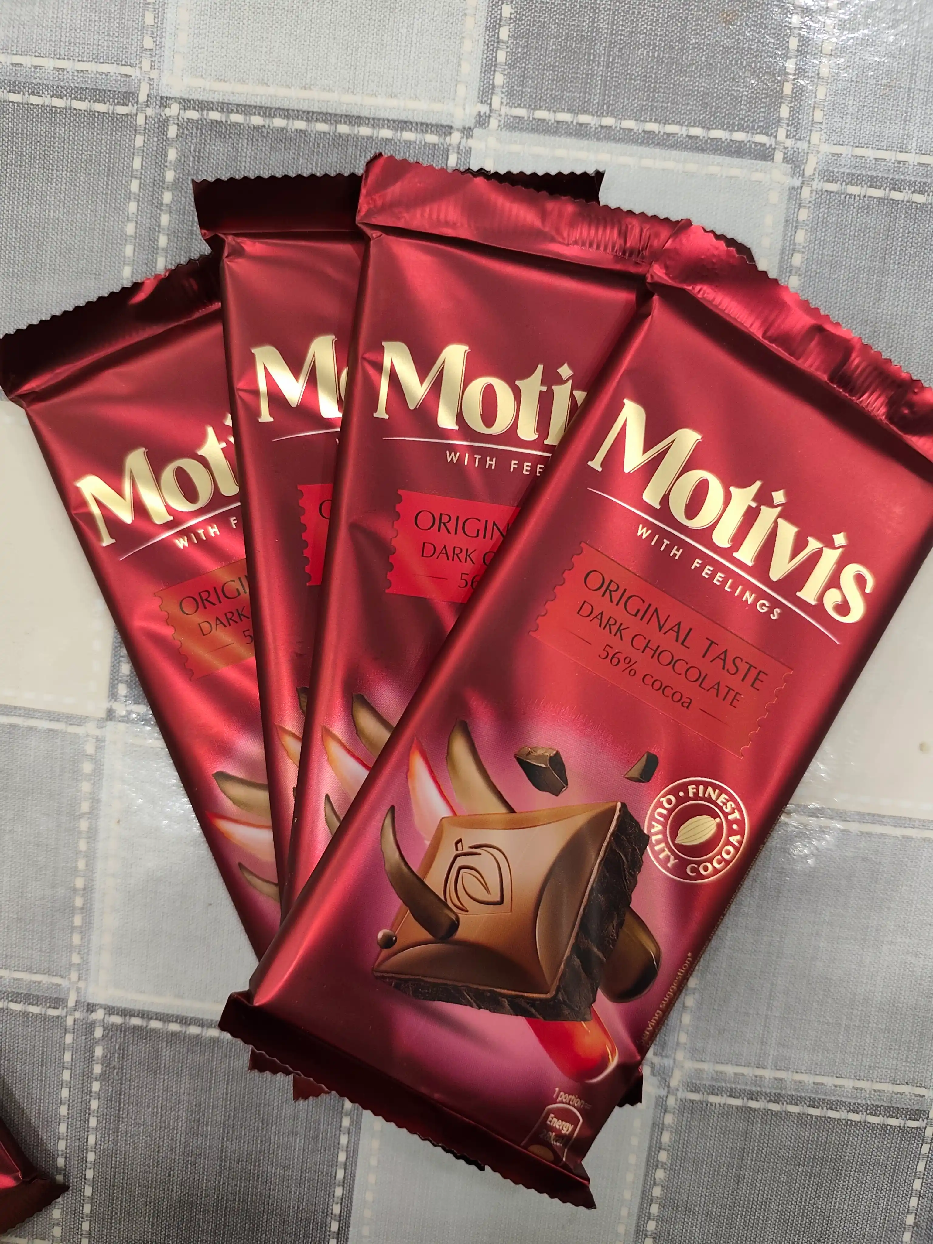 Motivis qora shokolad, 80 g