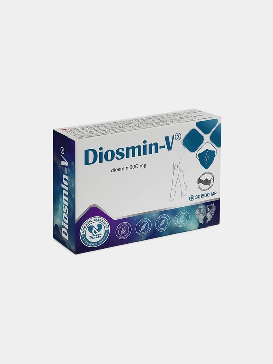 Diosmin-V — oyoqlaringizdagi yengillik, qulaylik va tomirlar sog‘lig‘i uchun