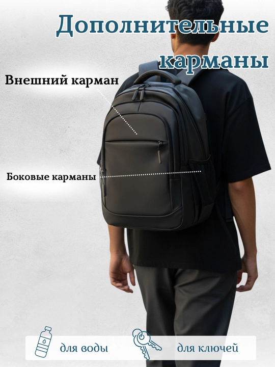 Рюкзак для ноутбука, повседневный, для путешествий, для школы, водонепроницаемый