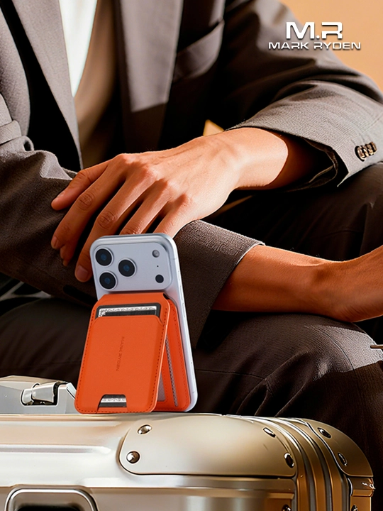 Kardxolder Mark Ryden MR21 MagSafe RFID himoyasi bilan iPhone uchun