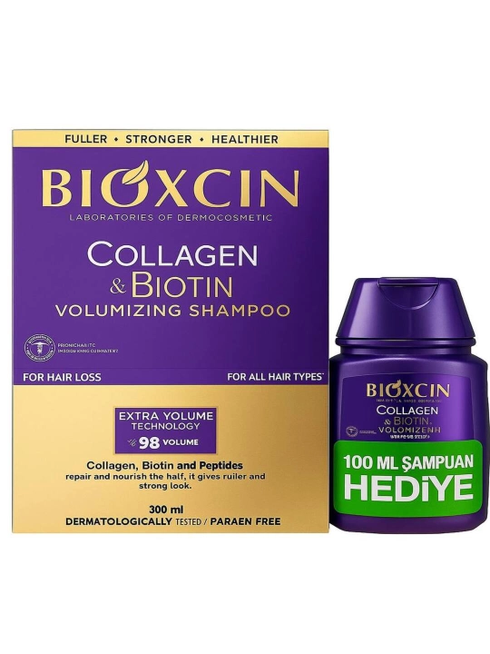 Shampun Bioxcin kollagen va biotin. 300 ml +100 ml sovg'a - 