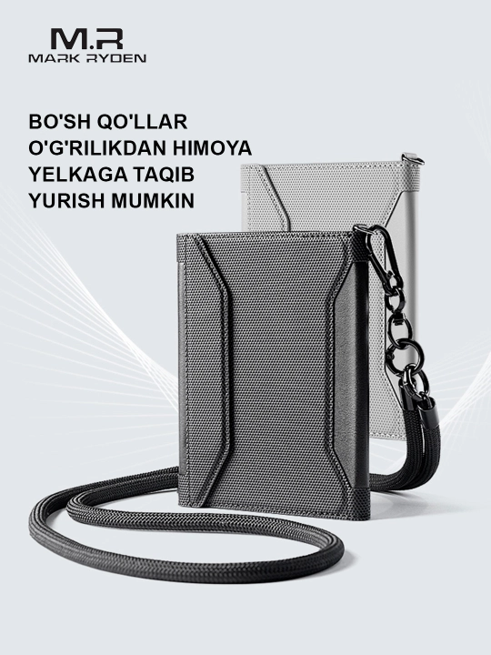 Pasport g’ilofi Mark Ryden MR604 Xalqaro pasportlar va bank kartalari uchun, pasxolder