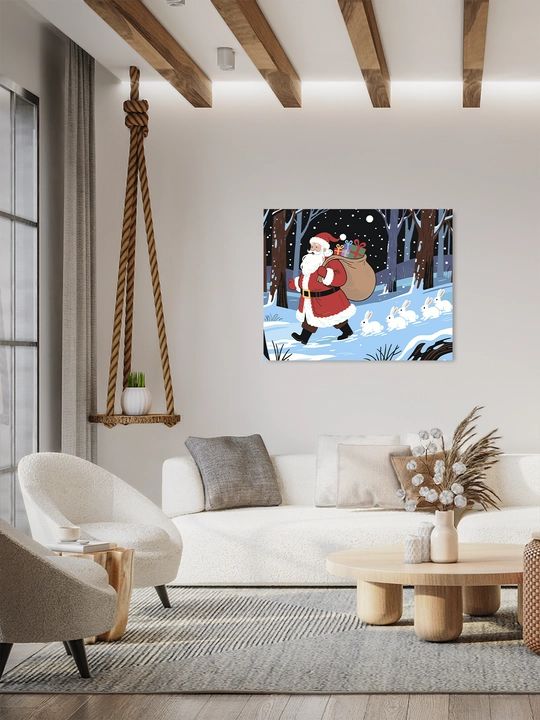 Raqamlar bo'yicha rasm chizish ARTERY Yangi yilgi, 40×50 sm, xolstga bo'yaladigan rasm