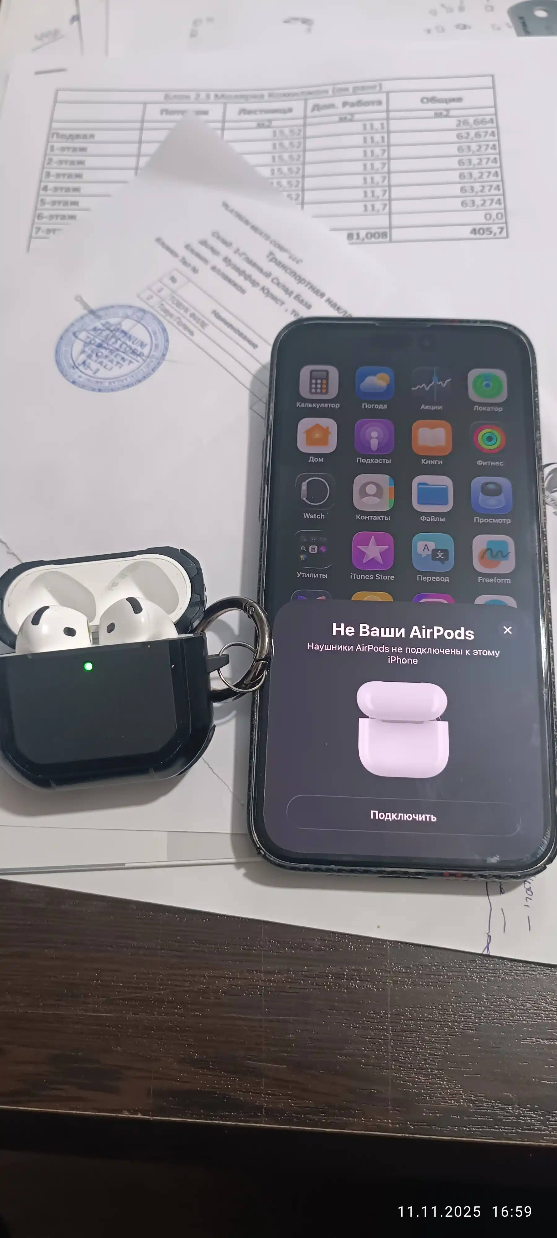 Pods 4 iPhone va Android uchun simsiz quloqchinlar, ANC, USB va g‘ilof sovg‘a
