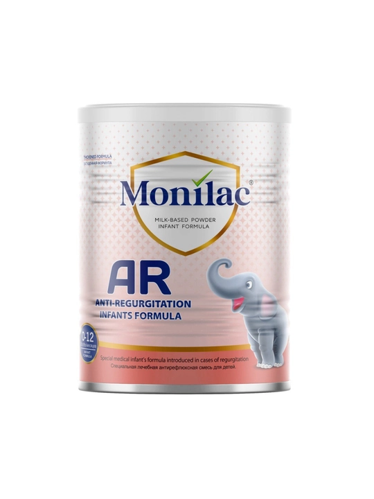 Monilac AR — 0–12 oylik bolalar uchun antireflyuks sutli aralashma, davolovchi formula