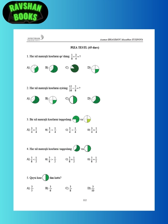 Fundamental matematika 3-4 sinflar uchun