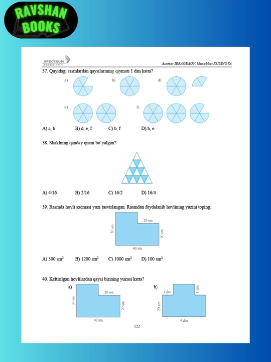Fundamental matematika 3-4 sinflar uchun