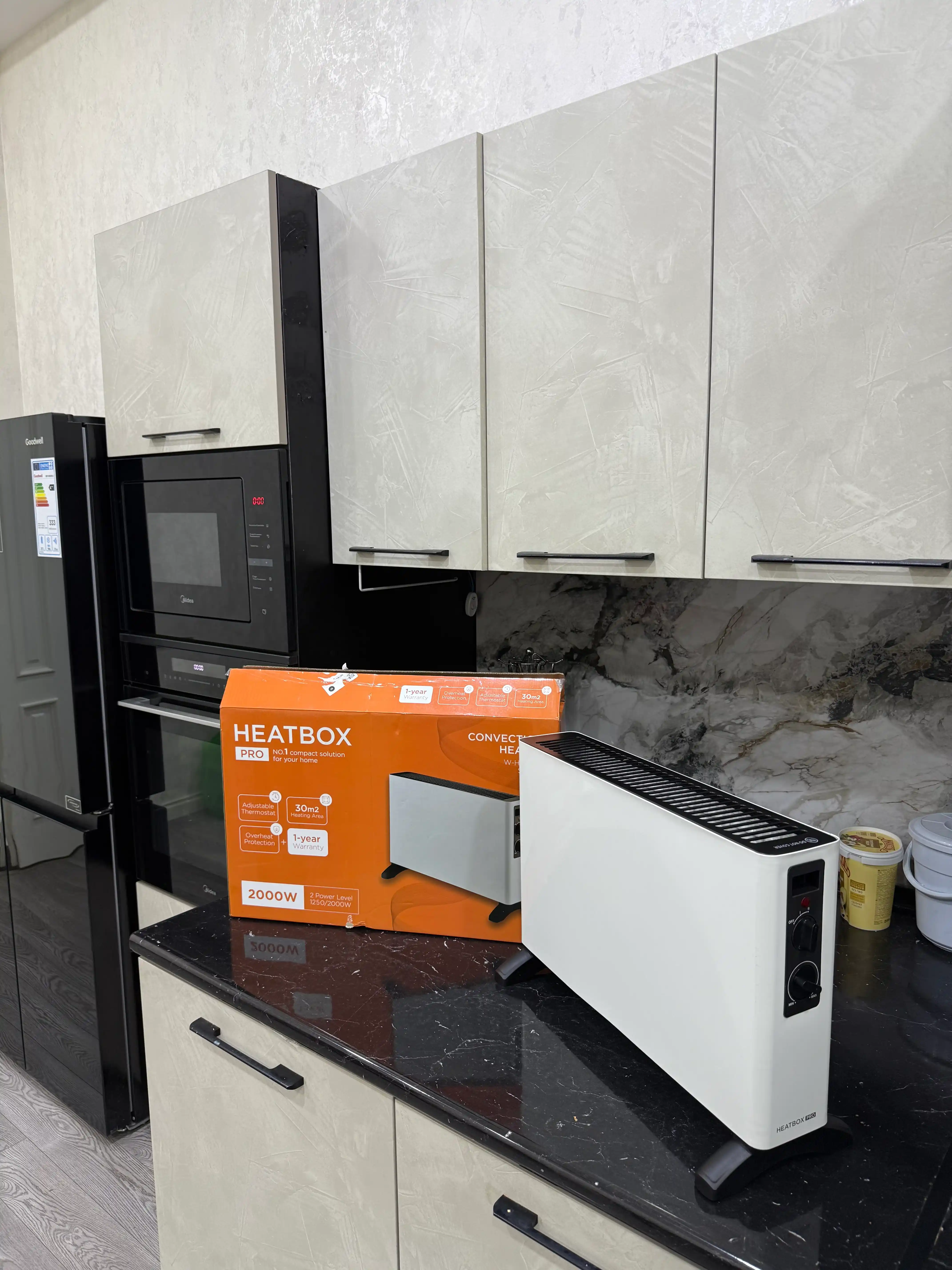 Электрический конвектор HEATBOX PRO 2000 Вт, для дома, офиса и дачи 30 м²
