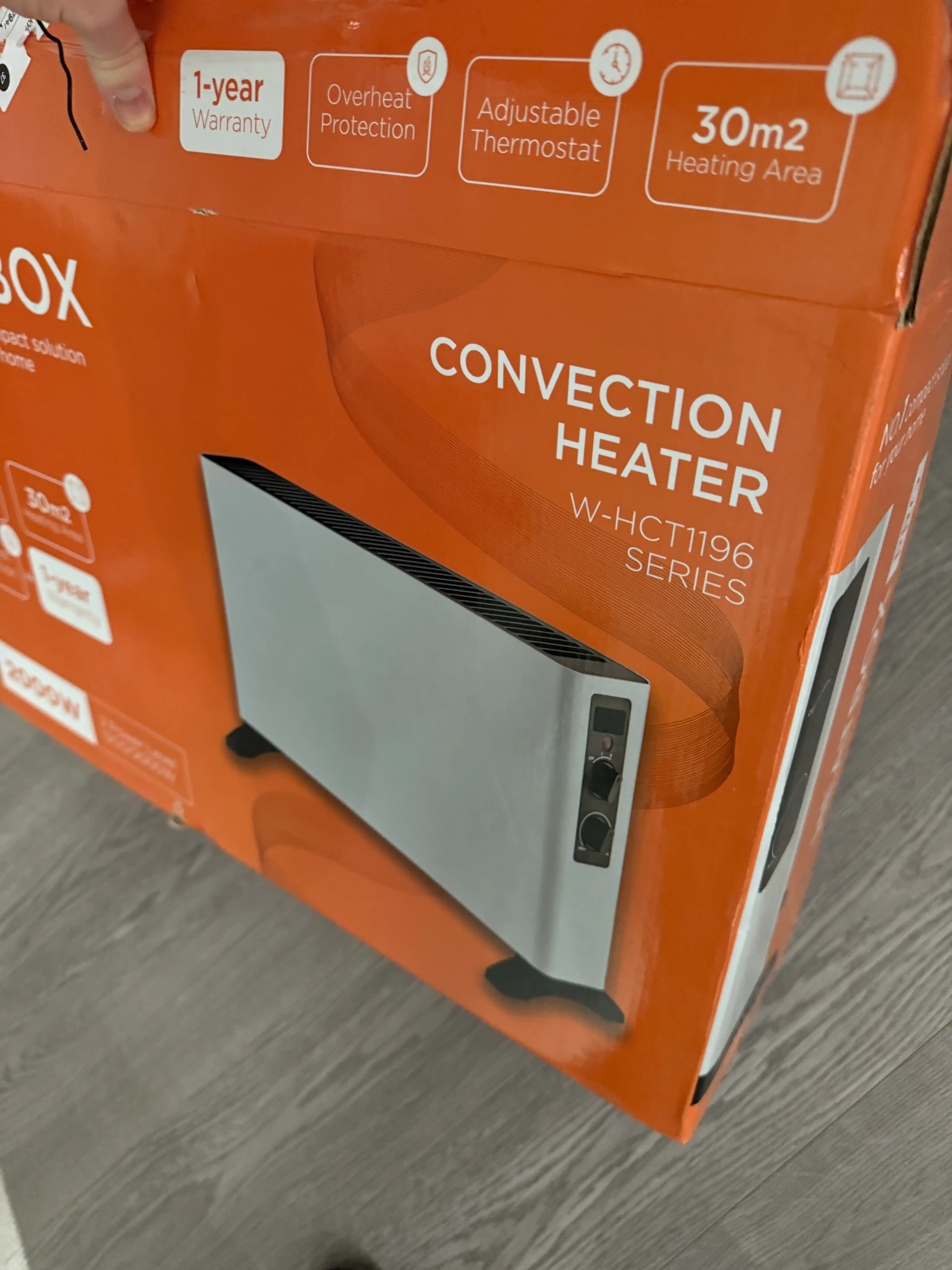 Электрический конвектор HEATBOX PRO 2000 Вт, для дома, офиса и дачи 30 м²