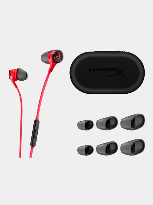 HyperX earbuds 2 o'yin simli minigarnituralari AUX 