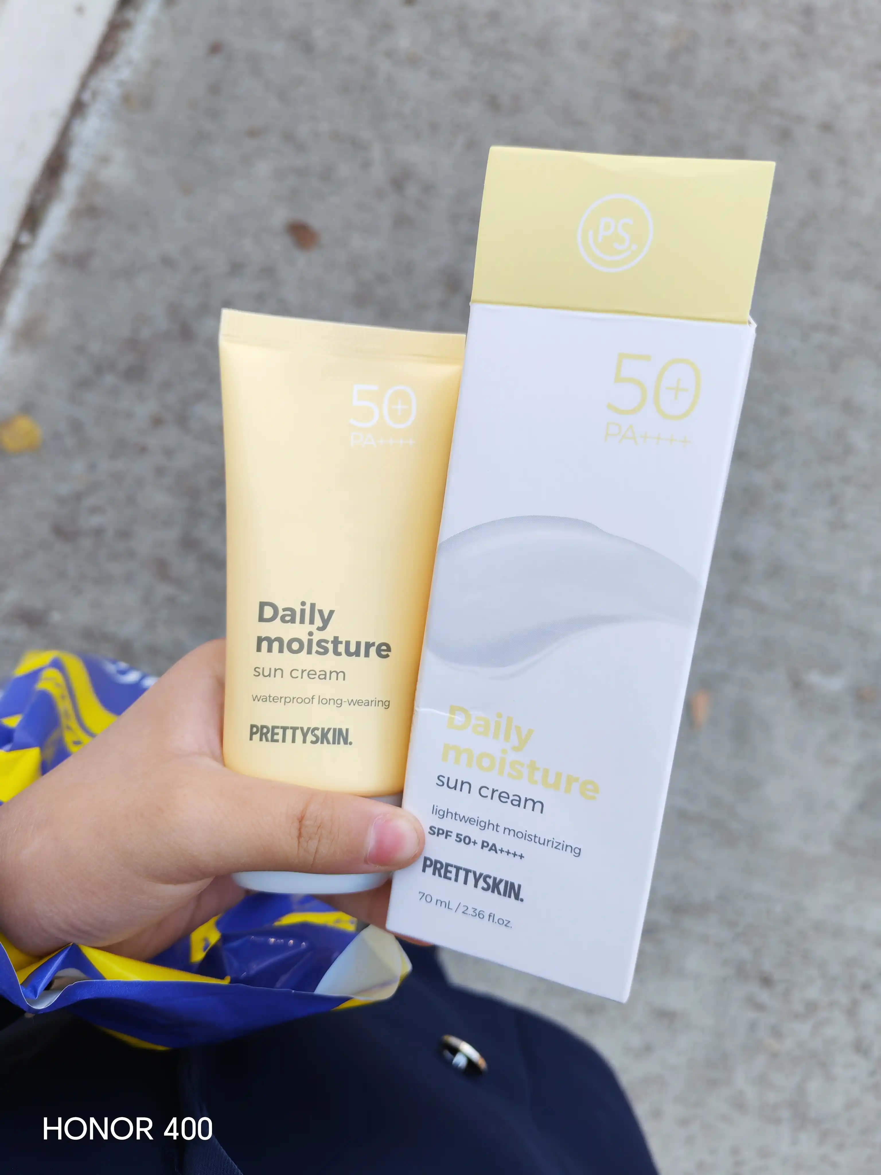 Quyoshdan himoya qiluvchi, namlovchi krem Pretty skin SPF 50+ PA++++, 70 ml