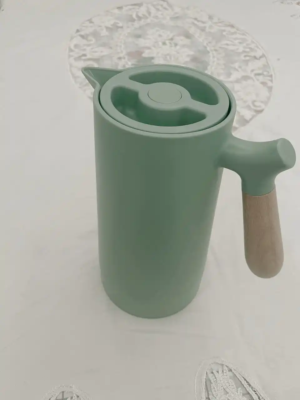 Termos choynak choy kofe va suv uchun issiq va sovuqni saqlaydi shisha kolbali, 1 litr