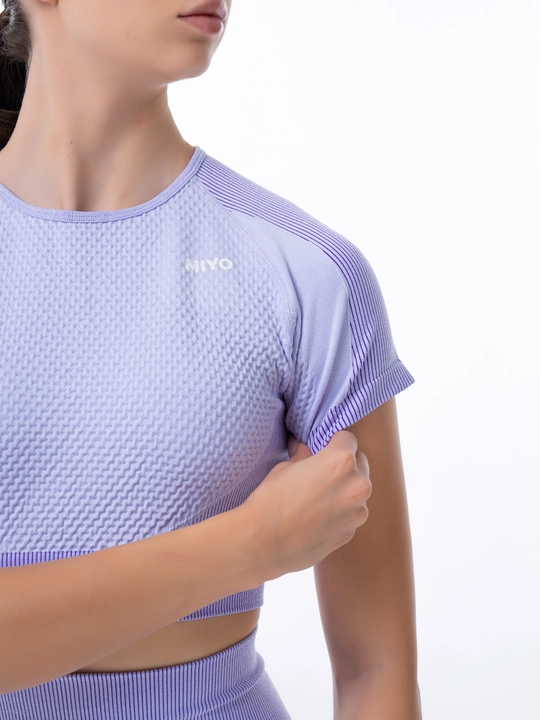 MIYO Fit BREEZE спортивный комплект для женщин, шорты и укороченный топ с коротким рукавом
