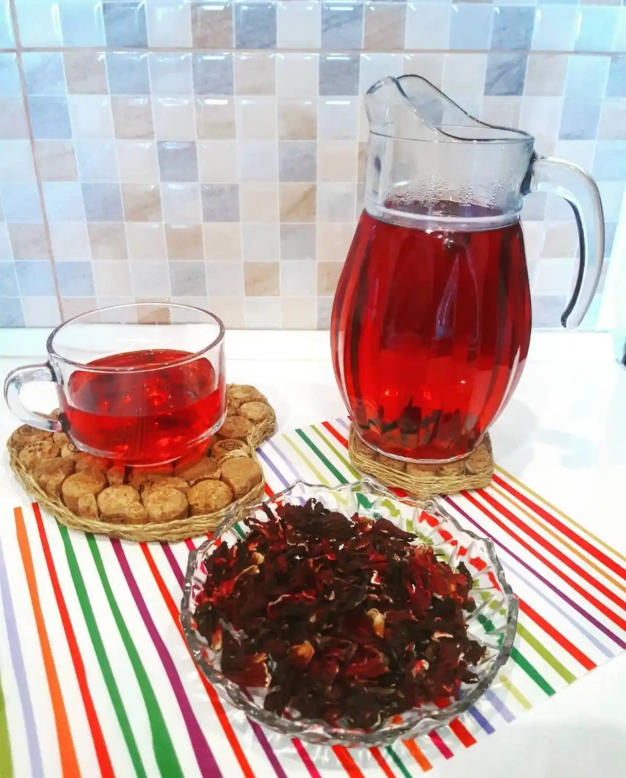 Чай каркаде (гибискус), сушёные лепестки