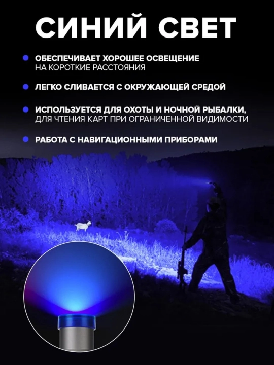 Yorituvchi fonar — 10000 lyumen quvvatli, 3000 m masofagacha rang tarqatuvchi LED chiroq