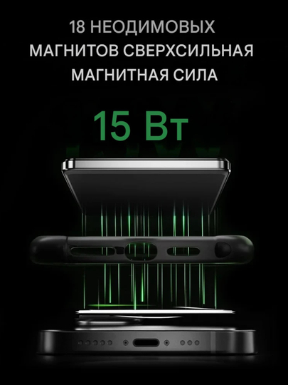 MagSafe uchun ultra yupqa 10000 mA/soat tashqi batareya