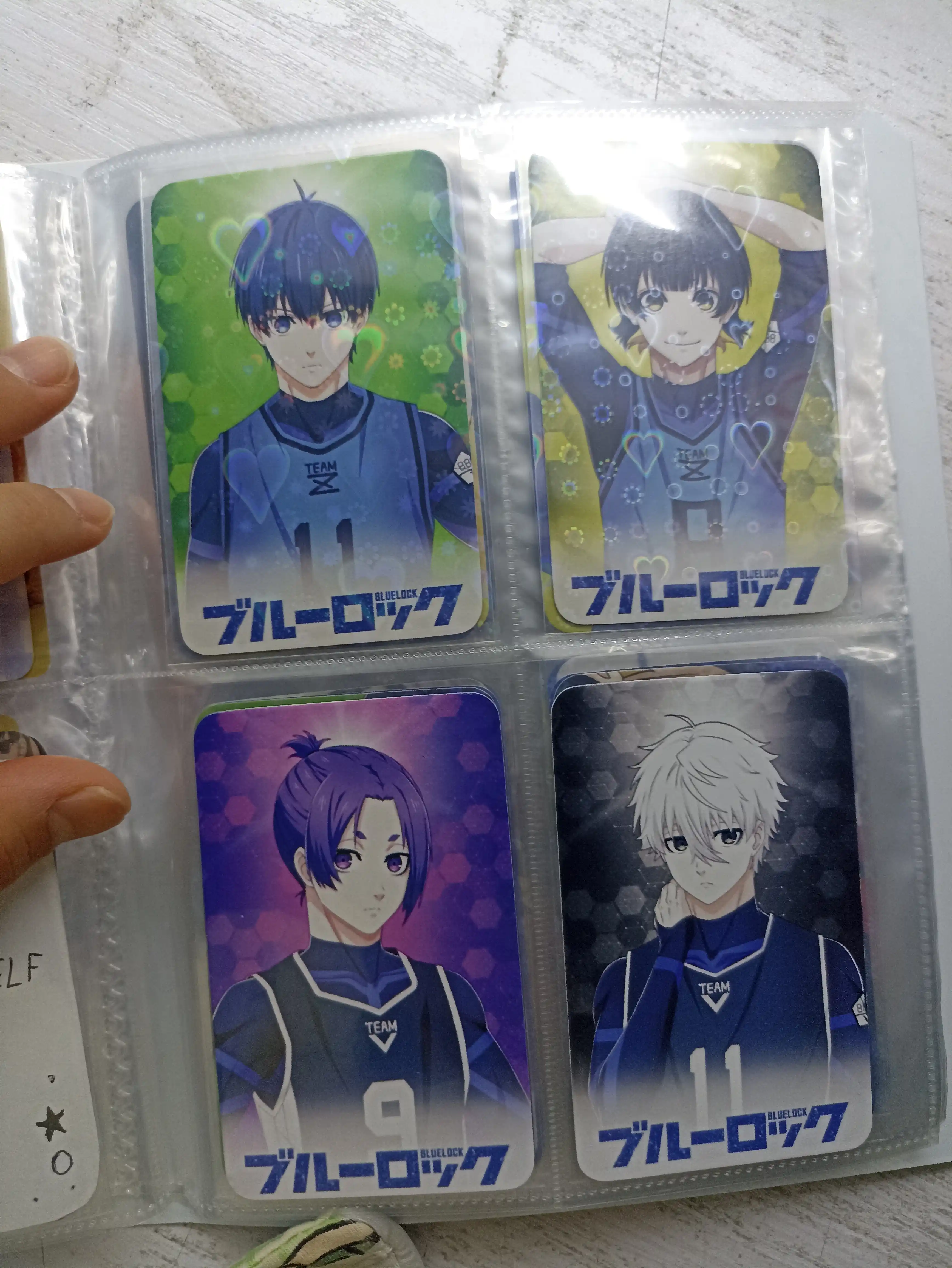 Anime Lomo kartalari to'plami bir parcha, sehrli jang, jin o'ldiruvchi pichoq, monolog